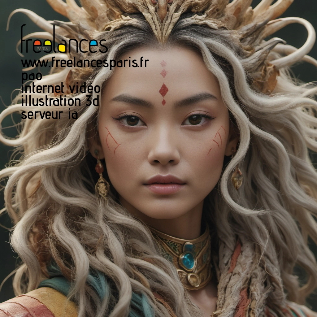 Pao mise en page internet vidéo illustration 3d serveur IA générative AI freelance paris studio de création magazines 8lfdfz00